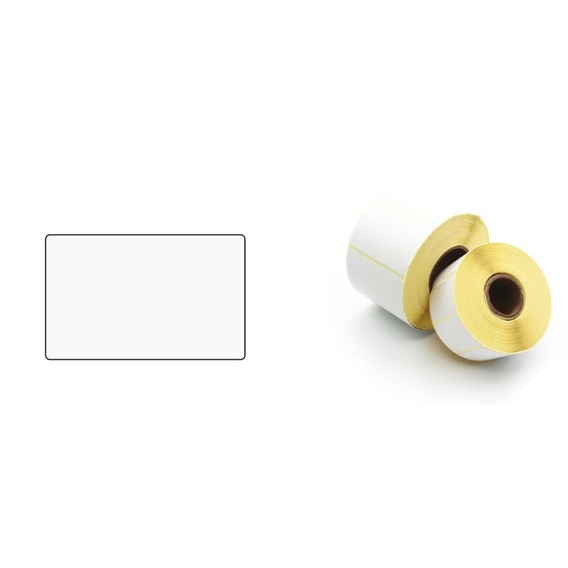 Etichette ad. in rotoli per stampanti trasf. termico diretto Printex 50x100 cm bianco permanente 500 pezzi - ETE50100