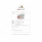Cartelline semplici EURO-CART Cartoncino Manilla 25x35 cm gr. 145 rosso conf. da 100 pezzi - CM01RO145