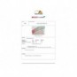 Cartelline semplici EURO-CART Cartoncino Manilla 25x35 cm gr. 190 rosso conf. da 100 pezzi - CM01RO