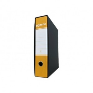 Registratore commerciale TOPToo con custodia dorso 8 cm giallo 23x30 cm - RMU8GI