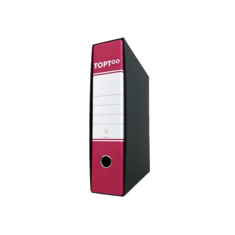 Registratore commerciale TOPToo con custodia dorso 8 cm magenta 23x30 cm - RMU8MG