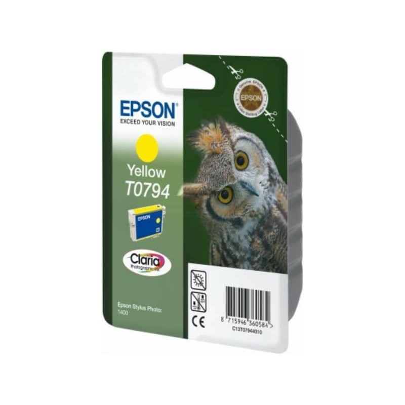 Cartuccia inkjet Gufo T0794/blister RS Epson giallo C13T07944010_872944