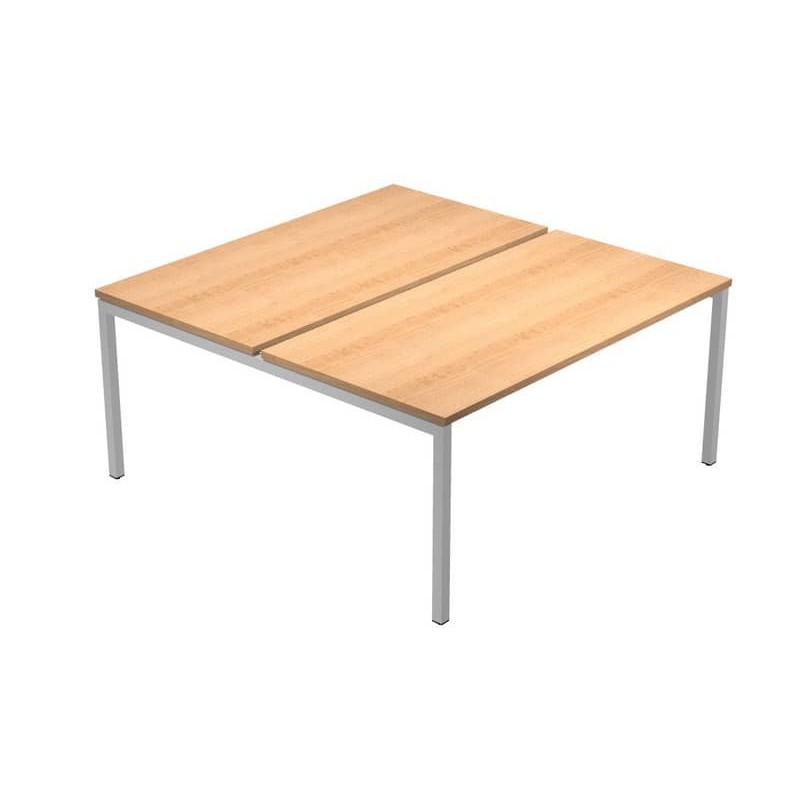 Scrivania Bench senza divisorio Artexport Presto Venere Plus 140x164x72,5 cm faggio - 662B / NOPAR/6