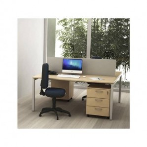 Scrivania Bench senza divisorio Artexport Presto Venere Plus 140x164x72,5 cm faggio - 662B / NOPAR/6