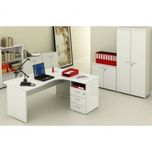 Coppia ante con serratura Artexport in melaminico per mobile basso Presto 80x67 cm bianco - 60067/M/3