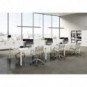 Postazione Open Space Artexport Bridge Bench 180x2 bianco BENCH180X2-3