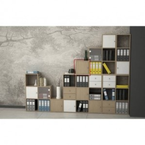 Libreria componibile Artexport Maxicolor - Set 2 antine Rovere 2A-MaxC-C