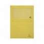 Cartelline con finestra Exacompta Forever® A4 cartoncino 120 g/m² giallo conf. da 100 - 50109E