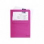 Cartelline con finestra Exacompta Forever® A4 cartoncino 120 g/m² fucsia conf. da 100 - 50108E