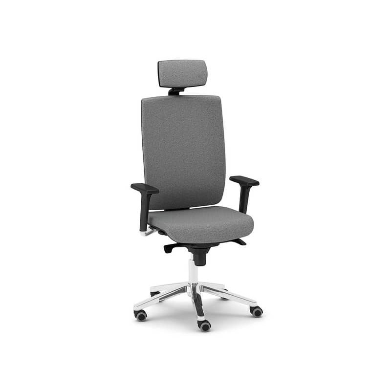 Sedia girevole Semidirezionale Unisit Ergonomica grigio scuro KIPGT/F14_157924