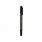 Marcatore permanente doppia punta Pentel Twin Tip tratti F-M nero N75W-AE