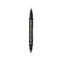 Marcatore permanente doppia punta Pentel Twin Tip tratti F-M nero N75W-AE