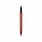 Marcatore permanente doppia punta Pentel Twin Tip tratti F-M rosso N75W-BE