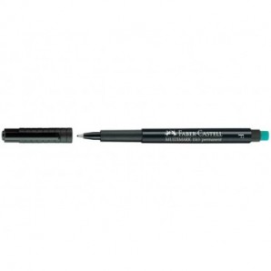 Marcatore permanente Faber-Castell Multimark nero F 0,6 mm 151399