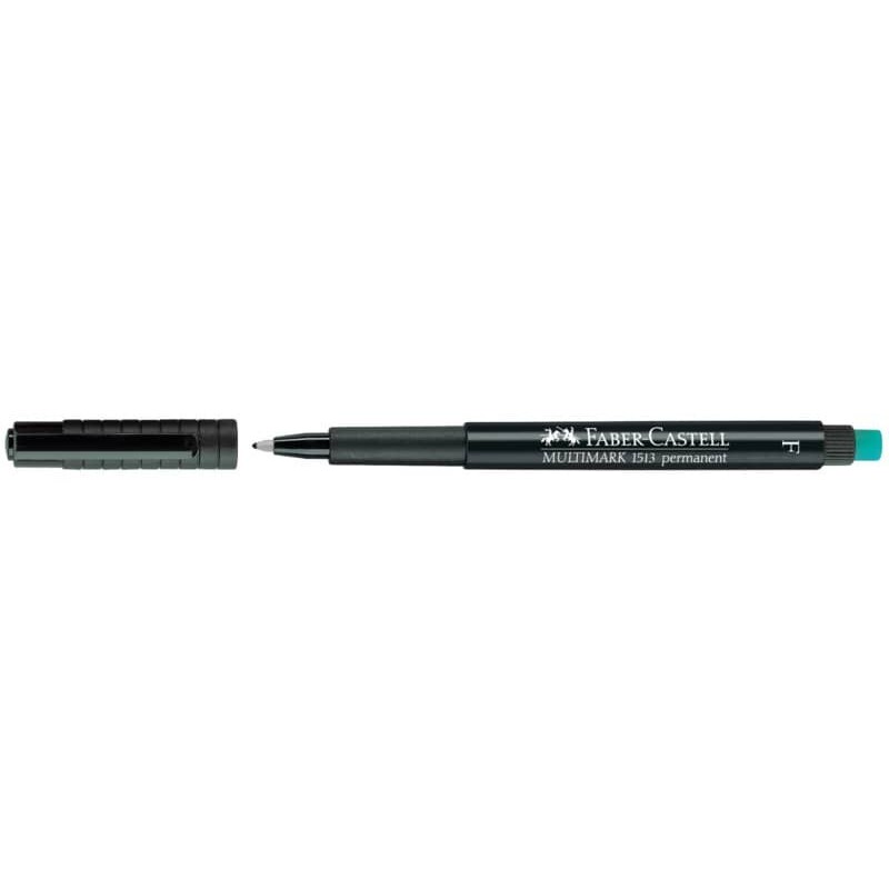 Marcatore permanente Faber-Castell Multimark nero F 0,6 mm 151399