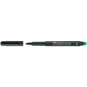 Marcatore permanente Faber-Castell Multimark 1525 M 1 mm nero 152599