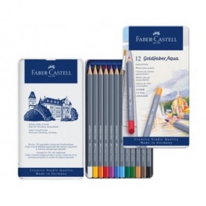 Matite acquarellabili Goldfaber Aqua Faber-Castell 12 colori Conf. 12 pezzi 114612