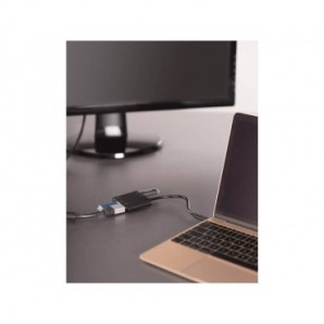 Adattatore Multiport HAMA 4in1 USB C / 2xUSB A, USB Type C, HDMI nero 7135729