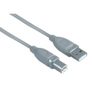 Cavo connessione HAMA USB A 2.0/USB B 2.0 1,8 m grigio 7645021