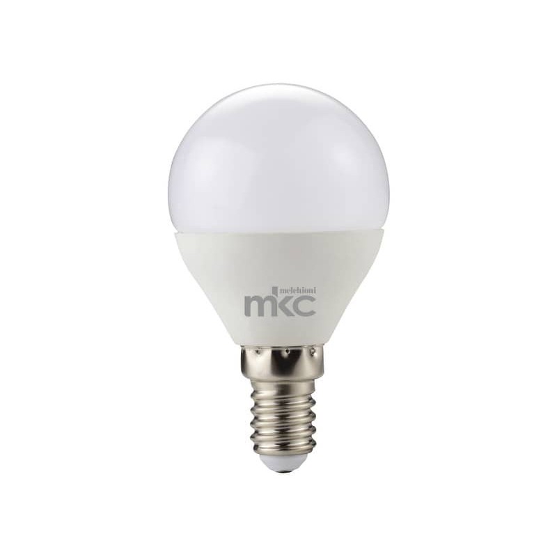 Lampadina MKC Minisfera LED E14 430 lumen bianco caldo 499048006_160116