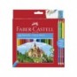 Matite colorate Faber-Castell Eco Il Castello Conf. 24 + 3 Bicolor - 110324