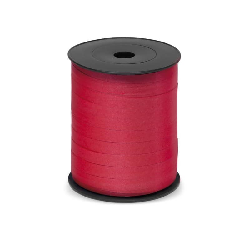 Nastro da regalo in rocchetto Brizzolari 10 mm x 250 mt rosso metallizzato conf. 4 pezzi - 3870.ROSSO