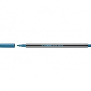 Pennarelli Stabilo Pen 68 metallic 1 mm blu metallizzato - 68/841