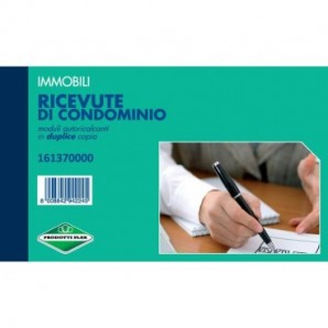 Ricevute di condominio Flex blocco di 50/50 copie 161370000