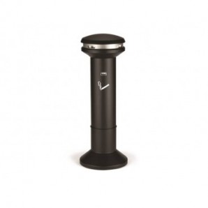 Posacenere a colonna Rubbermaid Infinity™ Ultra nero H 105 cm - Ø 40 cm FG9W3400BLA