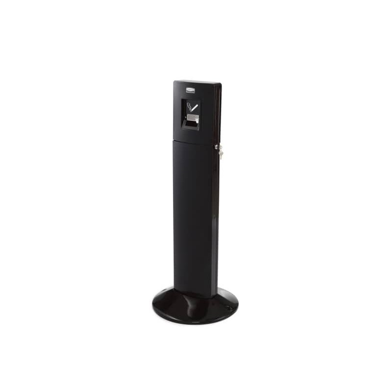 Posacenere a colonna Rubbermaid Metropolitan nero H 108,7 cm - Ø 43 cm FGR93400BK