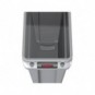 Contenitore rifiuti per differenziata Rubbermaid Slim Jim® con canali di ventilazione 87 L Grigio - FG354060GRAY