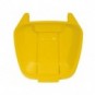 Coperchio per bidone portarifiuti Rubbermaid Mobile Bin 100 L giallo R002219