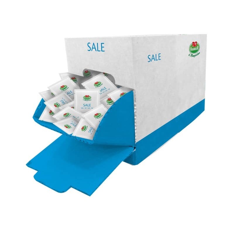 Sale ricristallizzato essiccato VIANDER essiccato in bustine monoporzione da 500 per 2 g - 20037