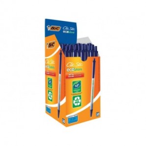 Penna ecologica a scatto BIC ECOlutions Clic Stic 1 mm blu 8806891