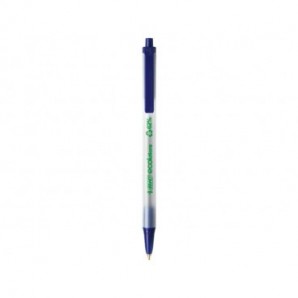 Penna ecologica a scatto BIC ECOlutions Clic Stic 1 mm blu 8806891