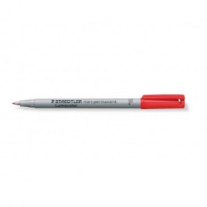 Penna a punta sintetica Staedtler Lumocolor® non-permanente 316 F 0,6 mm rosso - 316-2