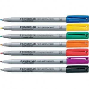 Penna a punta sintetica Staedtler Lumocolor® non-permanent 315 M 1 mm blu - 315-3