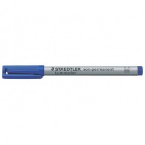 Penna a punta sintetica Staedtler Lumocolor® non-permanent 315 M 1 mm blu - 315-3