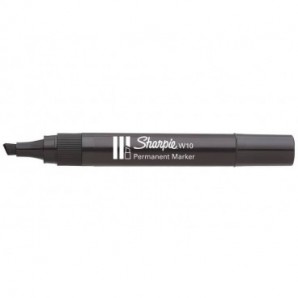 Marcatore permanente Sharpie W10 punta a scalpello 5 mm Nero S0192654