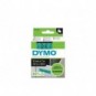 Nastro per etichettatrici Dymo D1 12 mm x 7 m Nero/Verde S0720590