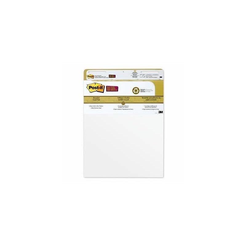 Blocchi da parete di 30 ff con adesivo rimovibile Post-it® Super Sticky bianco 63.5x77.5 cm 4 blocchi+2 omaggio 559 4+2