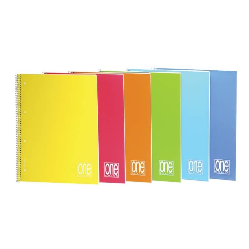 Quaderno spirlato Maxi One Color PPL Forato 80 Gr A5 - Prontoffice